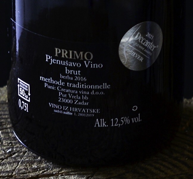 Pošip 2016 Primo Schaumwein - Sparkeling Wine