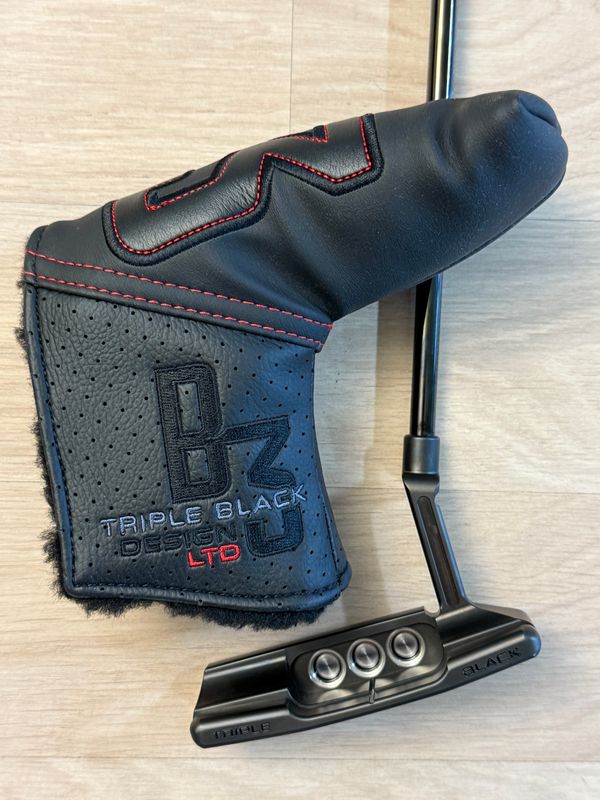Scotty Cameron Triple Black B3 Newport 2 LH NEW