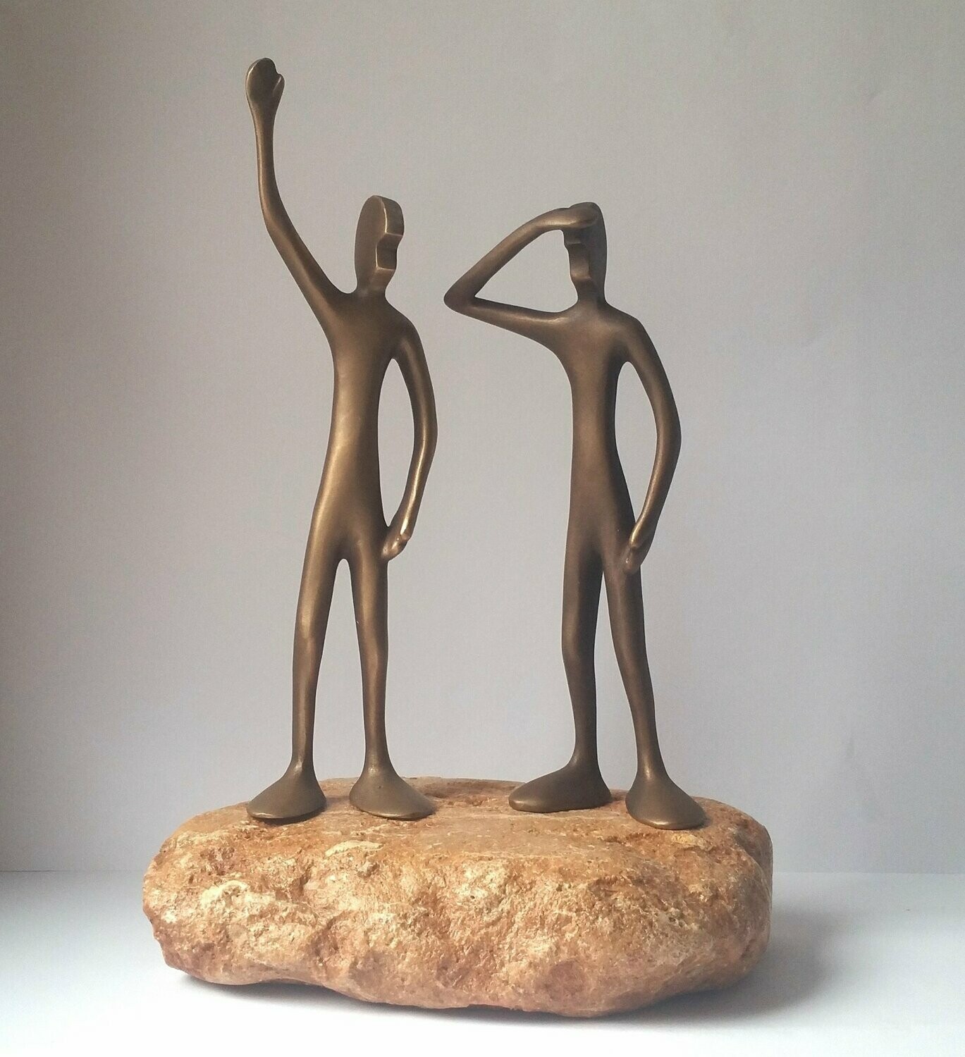 FRIENDs No 1 und 7, 'Echte Freundschaft mit Steinsockel'