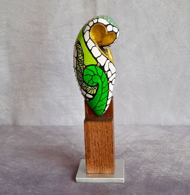 Popart Eule 53 green Owl