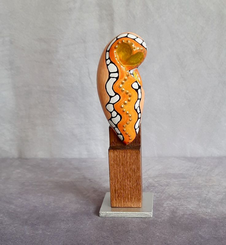 Popart Eule 52 orange dream