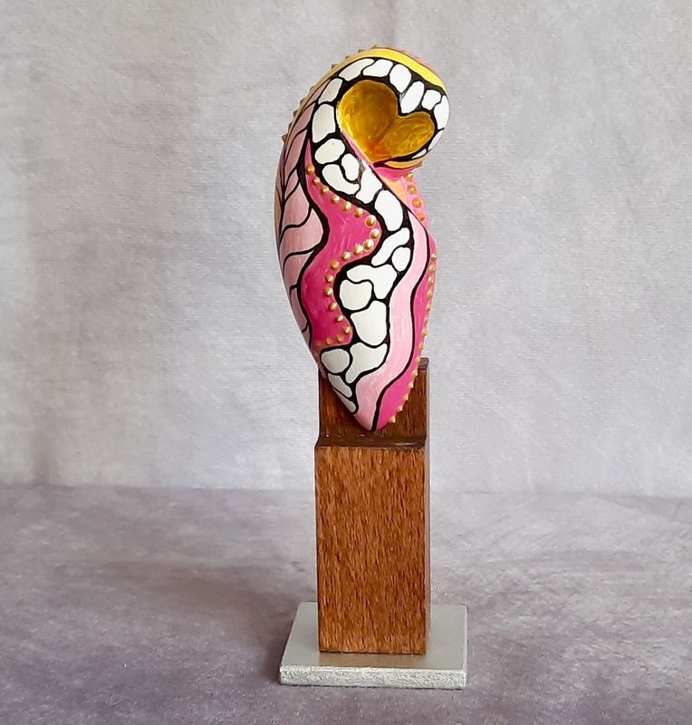 Popart Eule 55 pink lady