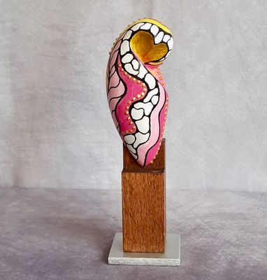 Popart Eule 55 pink lady