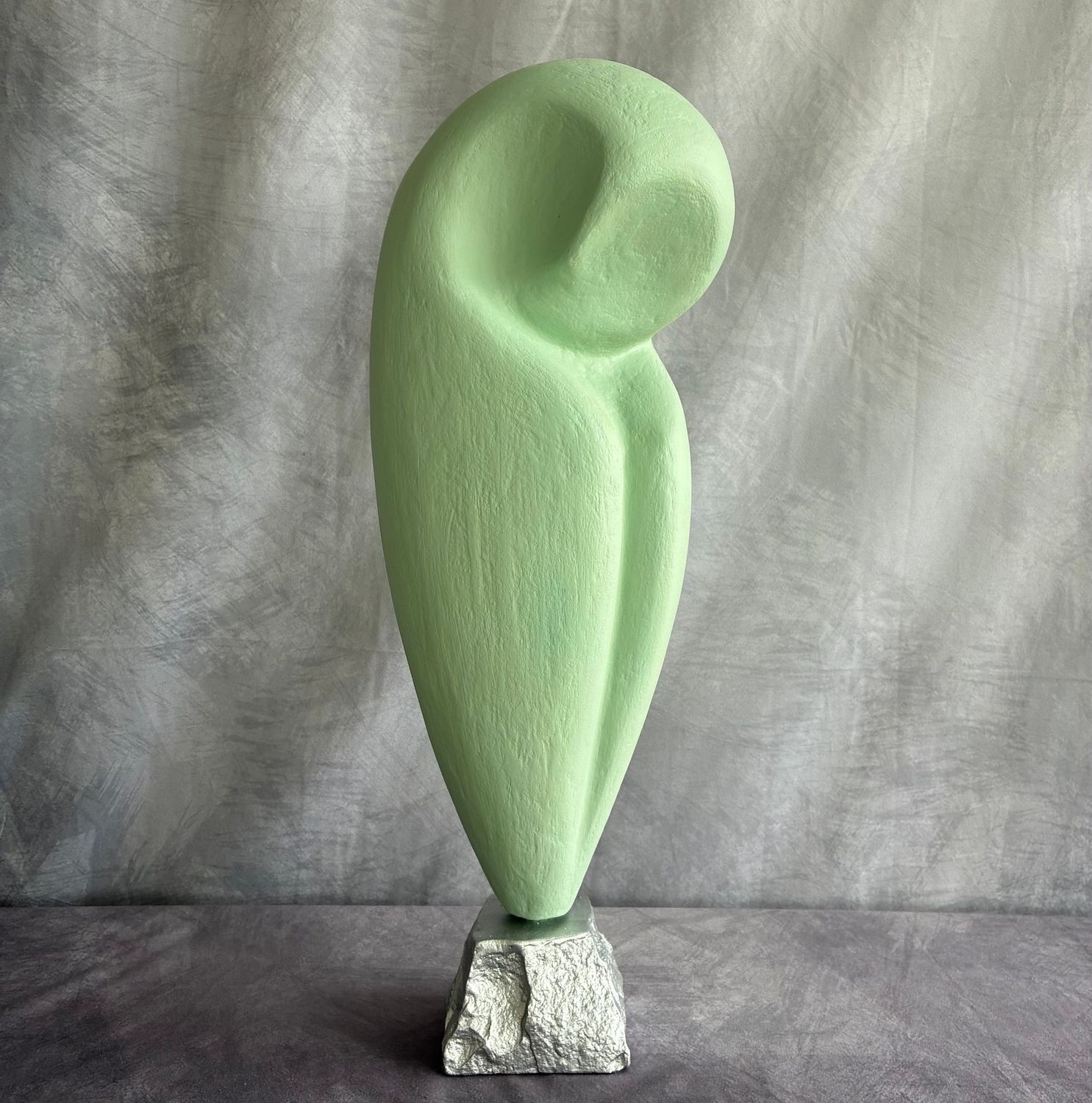 Popart Eule grün, 50 cm Popart Eule grün, 50 cm