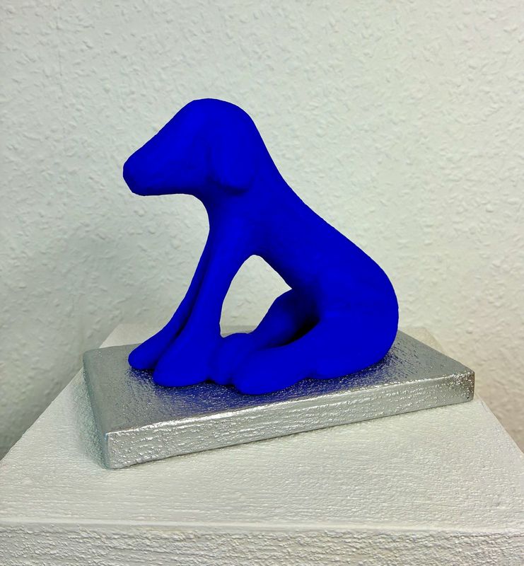 Popart Hund Popart Hund "Blue Dog"