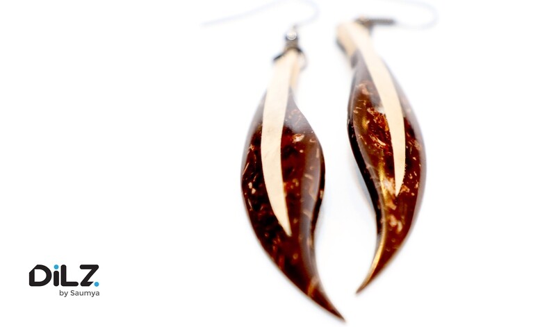 Handmade Coconut Shell earrings, Handmade Coconut Shell earrings,