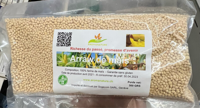 Arraw de maïs – sans gluten