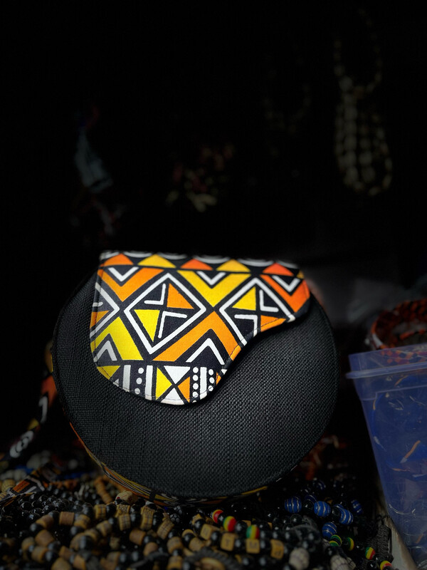 Petit sac africain wax / rond