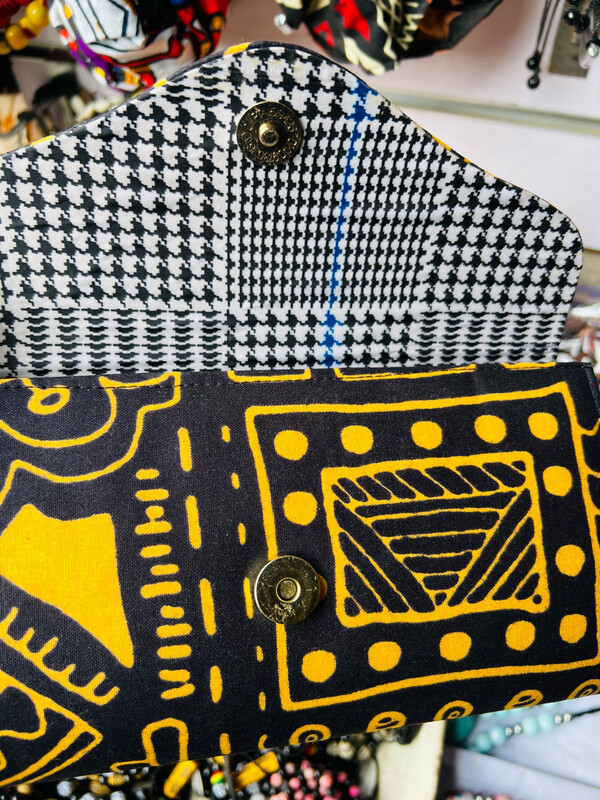 Pochette Wax / Raby / jaune noir