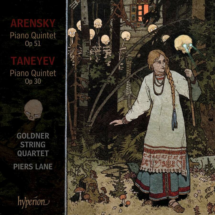 Arensky, Taneyev: Piano Quintets, P.Lane, Goldner Quartet
