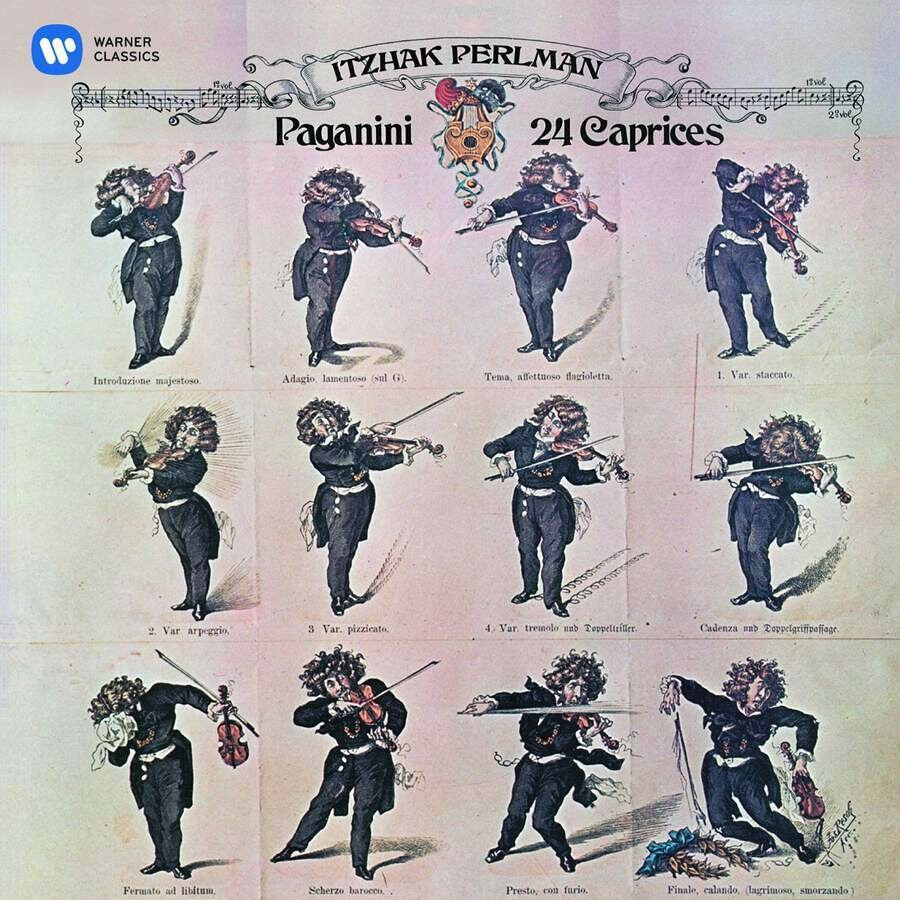 Paganini: 24 Capricci per violino solo op.1, I.Perlman
