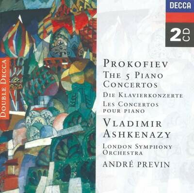 Prokofiev: Piano conc. n°1-5, V.Ashkenazy, A.Previn