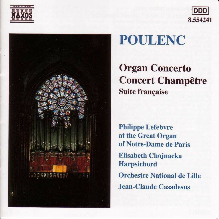 Poulenc: Conc. per Organo, Conc. campestre, P.Lefebvre, J.C.Casadesus