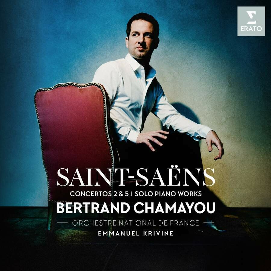 Saint-Saens: Piano conc. n°2 & 5, Pezzi per Pf., B.Chamayou, E.Krivine