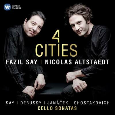 Say Fazil: Four Cities + Musiche x Cello e Pf. di Debussy, Janacek, Shostakovich