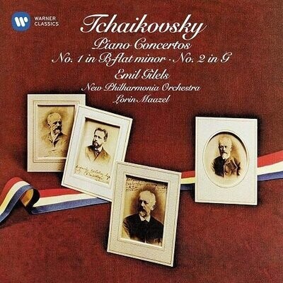 Cajkovskij: Piano conc. n°1 e 2, E.Gilels, L.Maazel