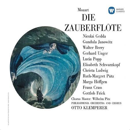 Mozart: Il Flauto Magico (Die Zauberflote), N.Gedda, L.Popp, Klemperer