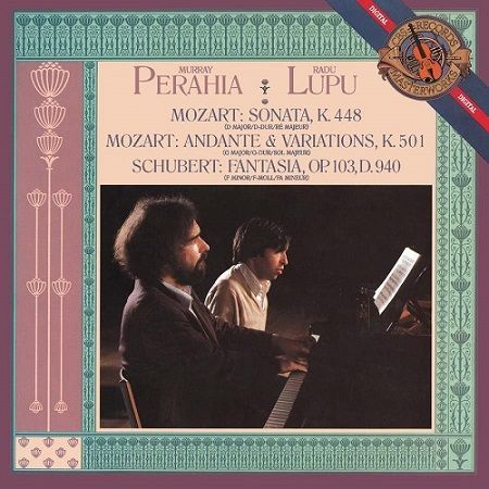 Mozart, Schubert: Sonata K.448,  Fantasia per pianoforte a 4 mani,  M.Perahia, R.Lupu