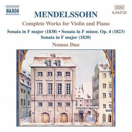 Mendelssohn: Opere Complete per Violino e pianoforte, Nomos Duo