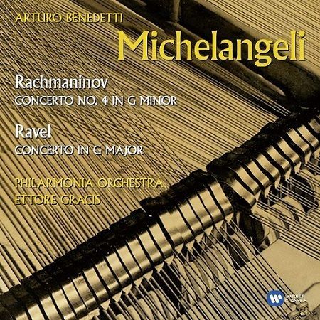 Ravel, Rachmaninov: Piano concerto in G major, Piano concerto n°4,  A.B.Michelangeli, E.Gracis