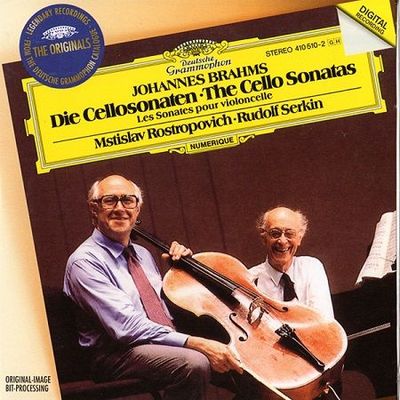 Brahms: Cello sonatas num. 1 e 2, M.Rostropovich, R.Serkin Brahms: Cello sonatas num. 1 e 2, M.Rostropovich, R.Serkin