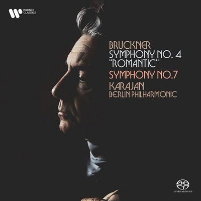 Bruckner: Sinfonie num. 4 & 7, Herbert von Karajan 