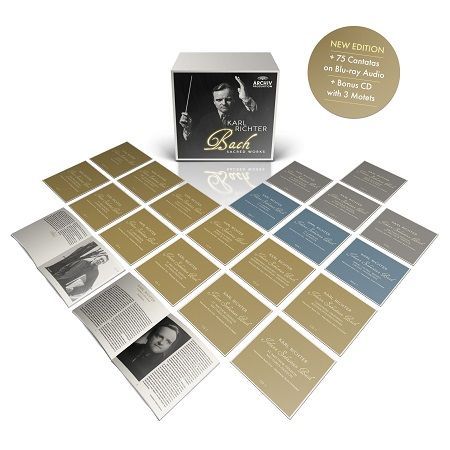 Bach: Sacred Works (New Expanded Edition: 12 CD, 4 DVD, 3 Blu-ray Audio), Karl Richter Bach: Sacred Works (New Expanded Edition: 12 CD, 4 DVD, 3 Blu-ray Audio), Karl Richter
