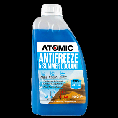 ATOMIC  Anti-freeze Blue Concentrated 1.0L (BLUE)