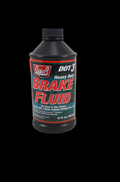 SUPER S DOT-3 Brake Fluid 12 Oz. (0.35Kg)