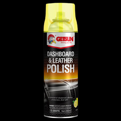 GETSUN DASHBOARD &amp; LEATHER POLISH LEMON 450ML
