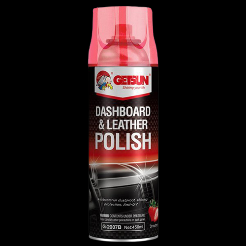 GETSUN DASHBOARD &amp; LEATHER POLISH STRAWBERRY 450ML