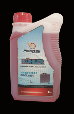 Petrovoll Antifreeze coolant 50% red