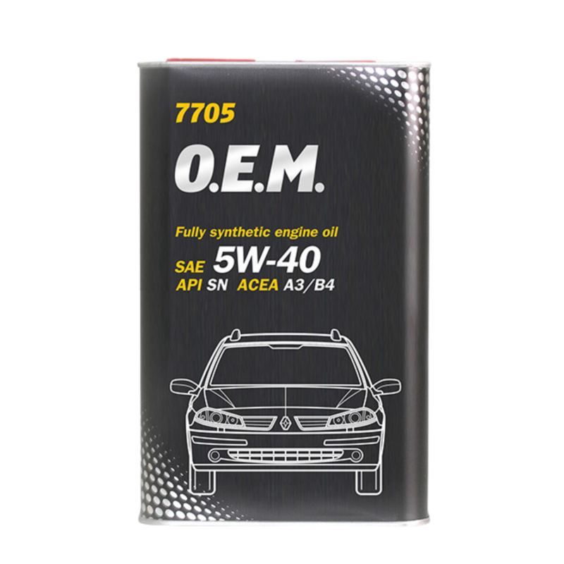 7705 MANNOL OEM FOR RENAULT/NISSAN 7705 5W-40 METALLIC 1L