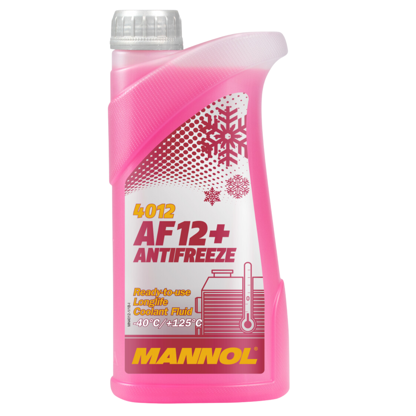 4012 MANNOL Ready-Mix Red Antifreeze AF12+ (-40) Longlife 1L