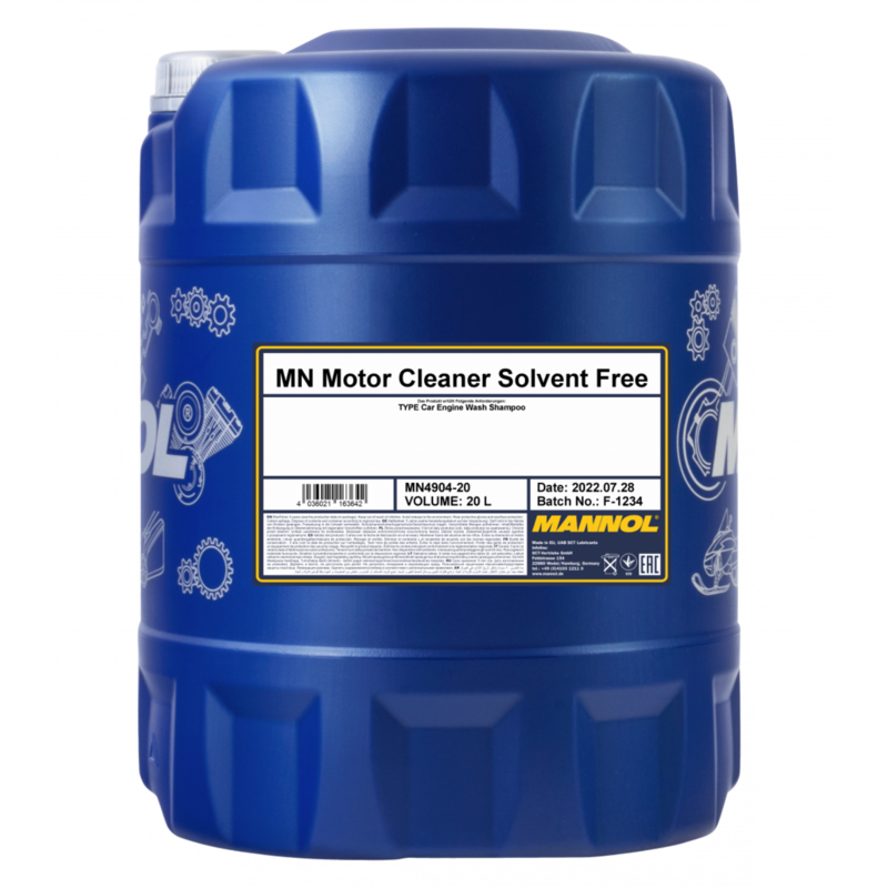 4904 MANNOL OUTSIDE MOTOR CLEANER, GREASE REMOVER 20L