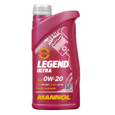 7918 MANNOL SAE 0W-20 LEGEND ULTRA FULLY SYNTHETIC