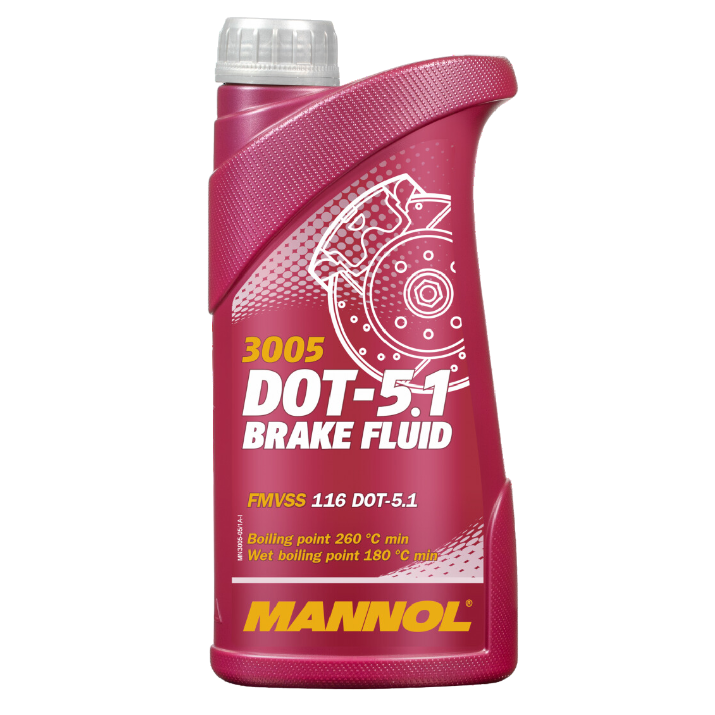 3005 MANNOL BRAKE FLUID DOT-5.1 FMVSS 116 0.45Kg
