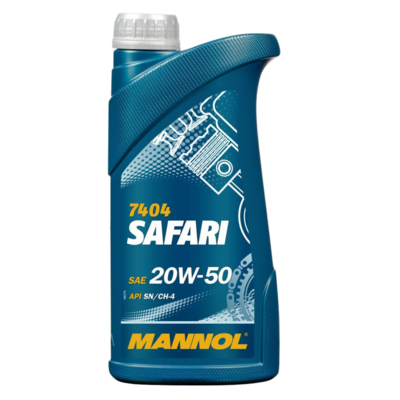 7404 MANNOL SAFARI SAE 20W-50 SN/CH-4