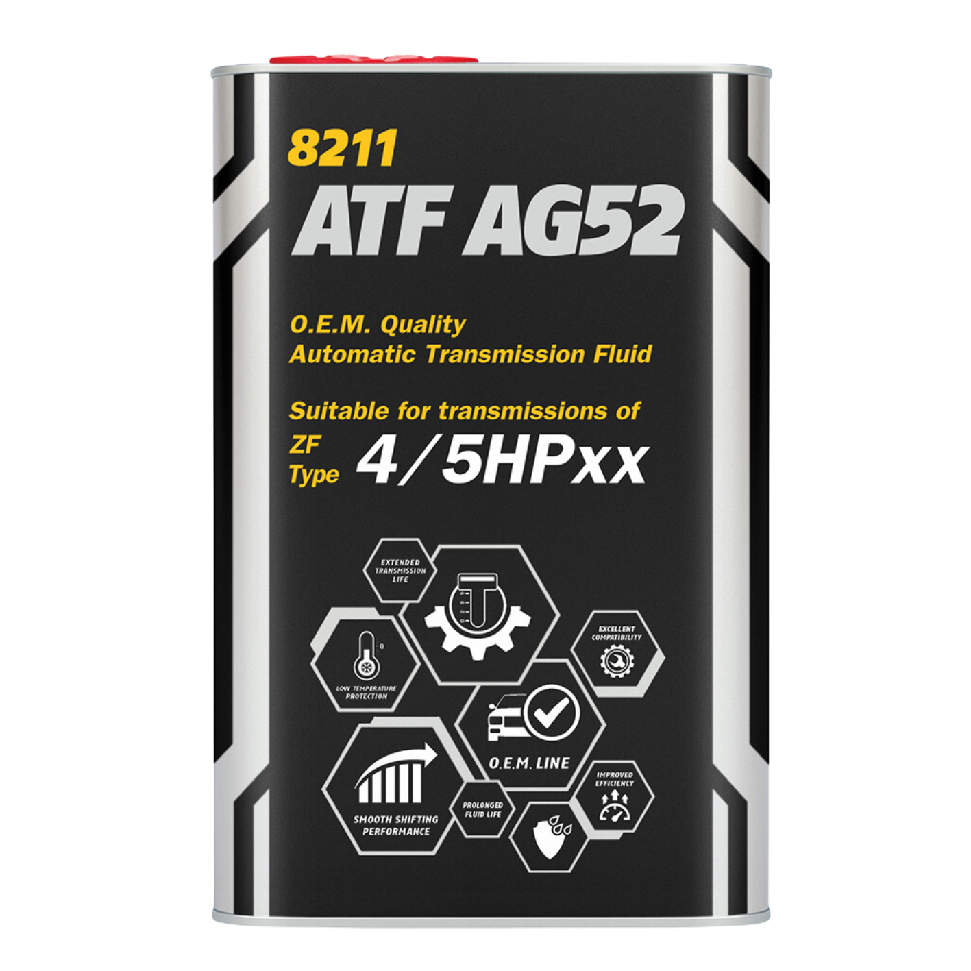 8211 MANNOL ATF AG52 4/5HP WHITE 8211 METALLIC 1L