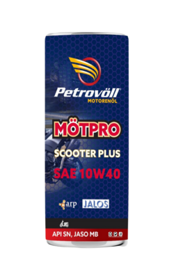 PTR-MOT10W40-1ME Petrovoll 10w40 SN 4-Stroke 4T Scooter Plus METAL 1L