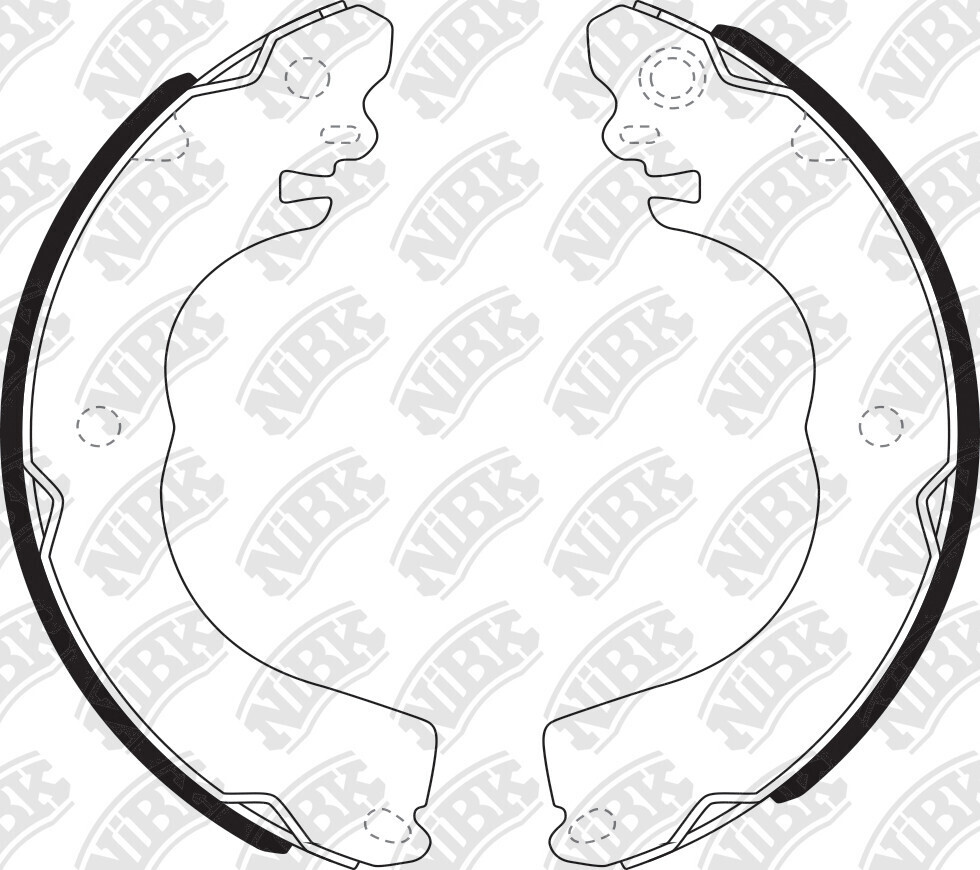 K1267 SUPER GRIP BRAKE SHOE SET