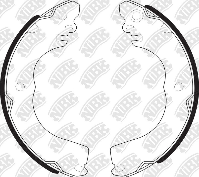 K1267 SUPER GRIP BRAKE SHOE SET