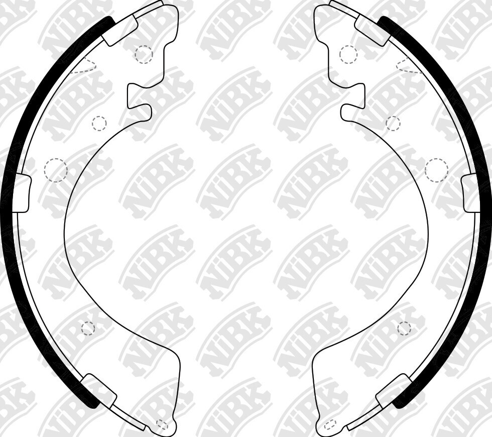 K5520 SUPER GRIP BRAKE SHOE SET