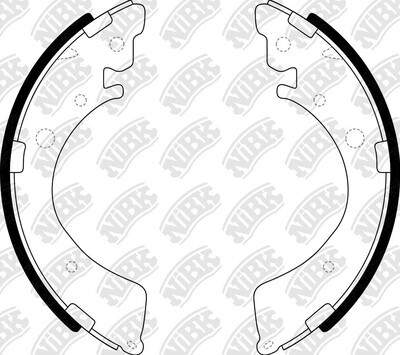 K5520 SUPER GRIP BRAKE SHOE SET
