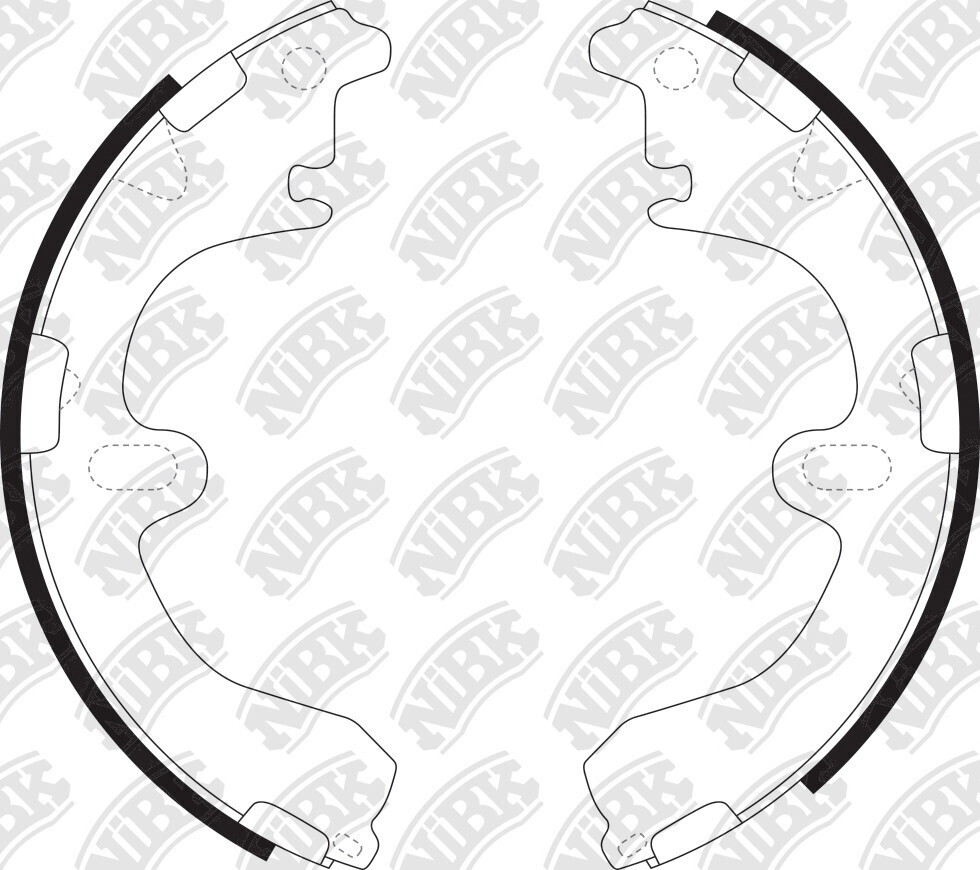 K2285 SUPER GRIP BRAKE SHOE SET
