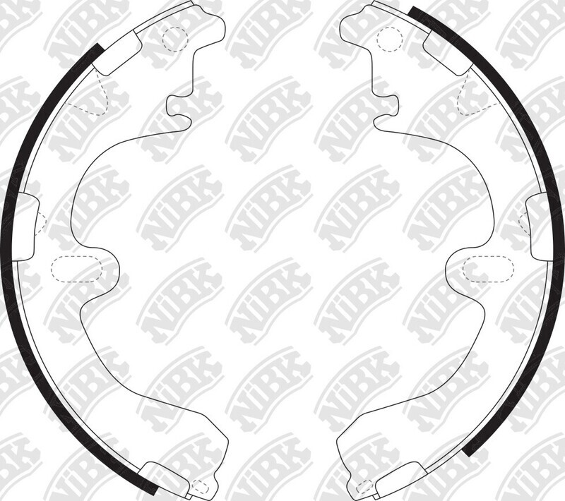 K2285 SUPER GRIP BRAKE SHOE SET
