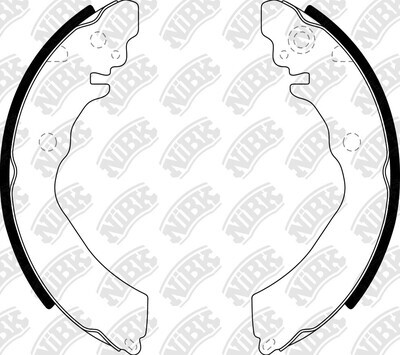K0801 SUPER GRIP BRAKE SHOE SET