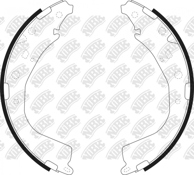K2850 ROTORMATE BRAKE SHOE SET