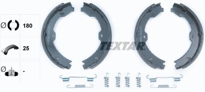 91058800 TEXTAR BRAKE SHOE SET PARKING BRAKE