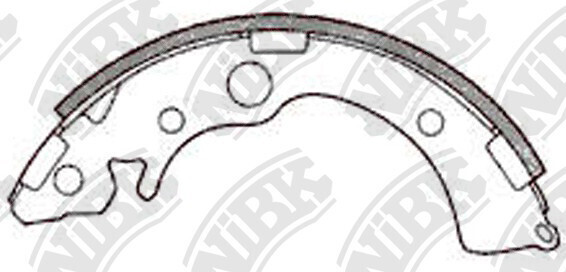 K5518 SUPER GRIP BRAKE SHOE SET